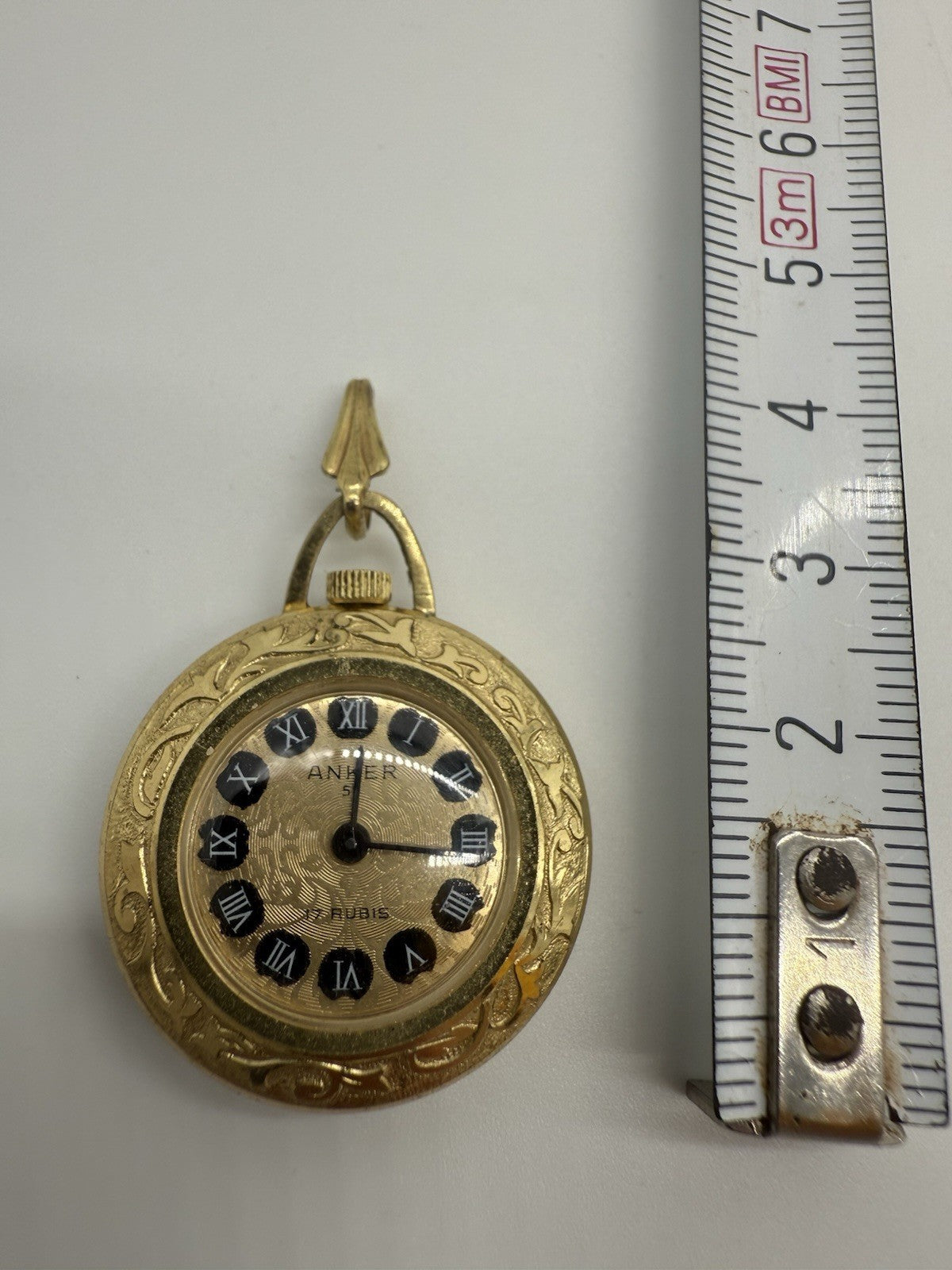 VINTAGE ANKER 55 TASCHENUHR 17 RUBIS, HANDAUFZUG, LÄUFT