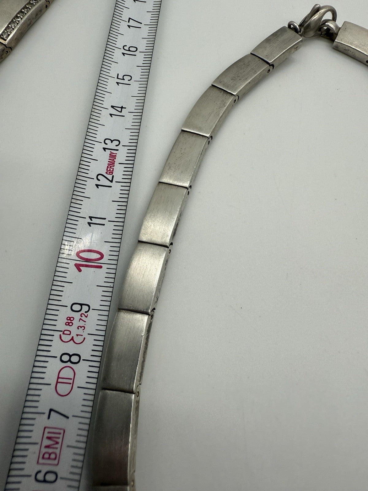 VINTAGE ESPRIT 925 STERLING SILBER HALSKETTE + ARMBAND MIT CUBIC ZIRKONIA