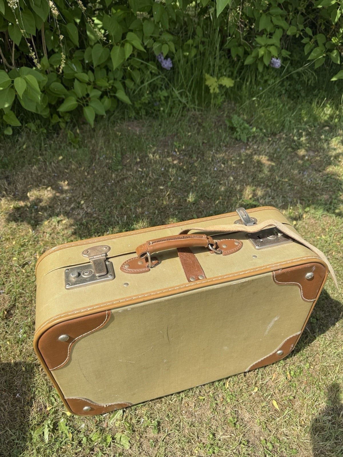 VINTAGE REISEKOFFER KINDELBRÜCK GERMANY 50er JAHRE, HARDCASE TASCHE