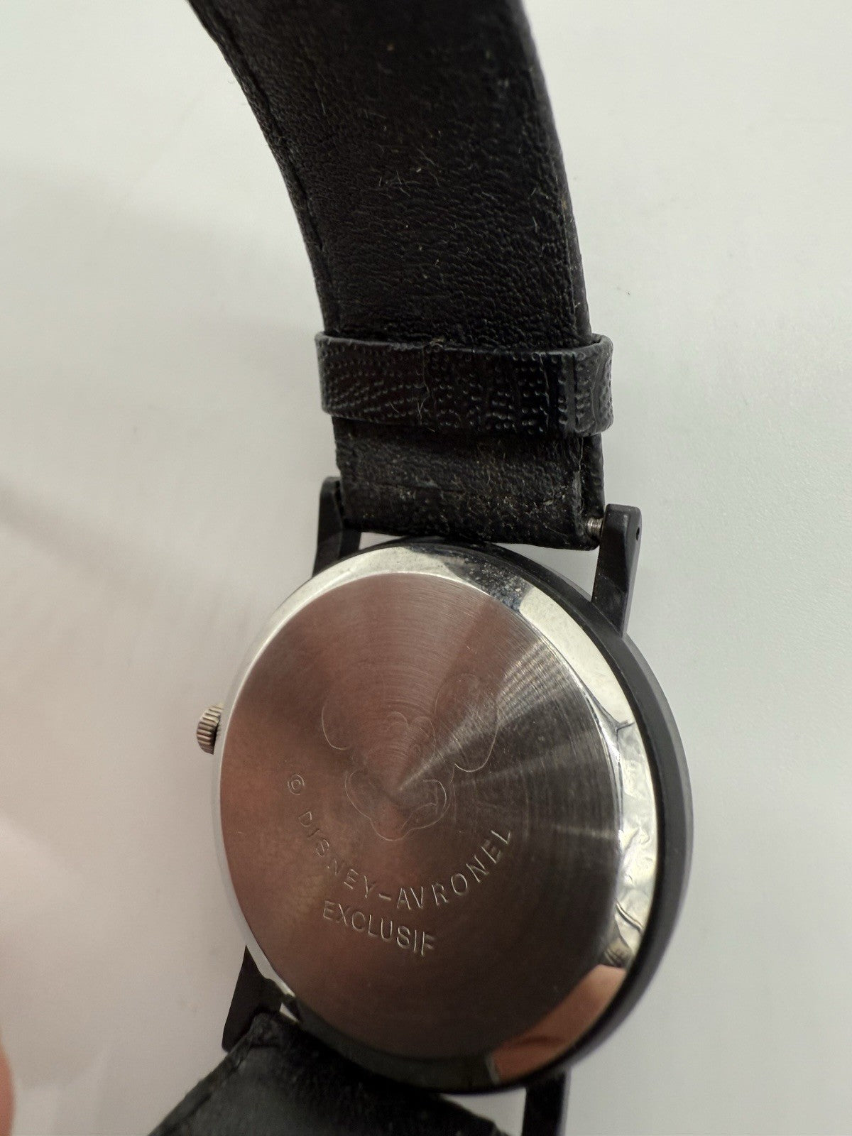 VINTAGE MICKEY MOUSE ARMBANDUHR AVRONEL QUARZ UHR LÄUFT