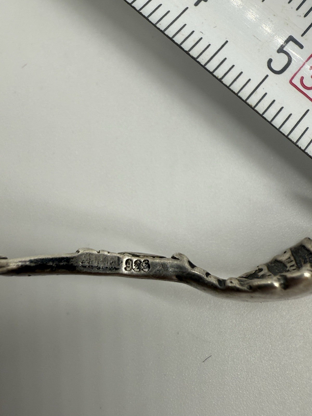 SCHÖNER 925 STERLING SILBER SALZLÖFFEL