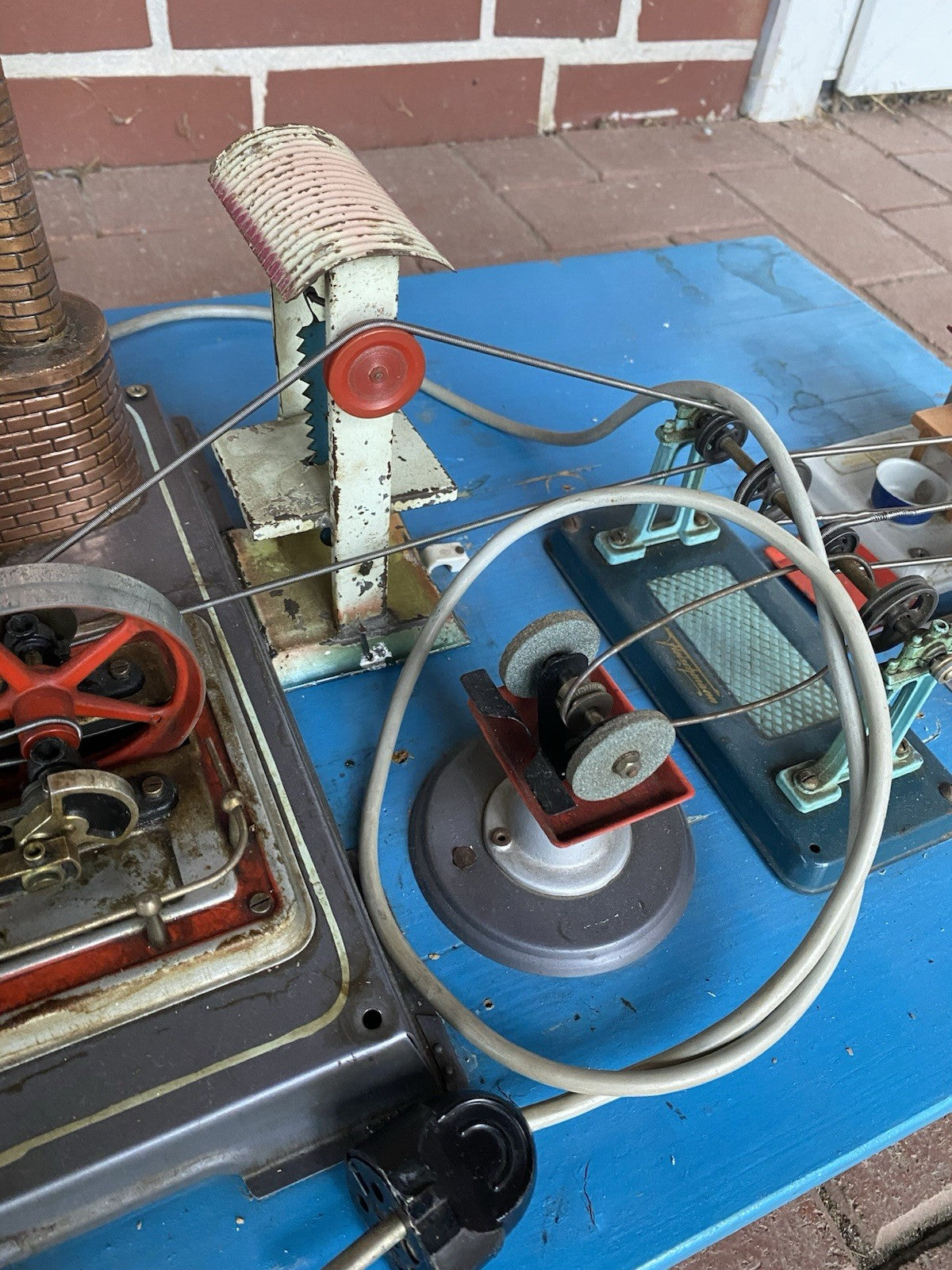 VINTAGE DAMPFMASCHINE WILESCO MIT VIEL ZUBEHÖR, FLEISCHMANN etc.