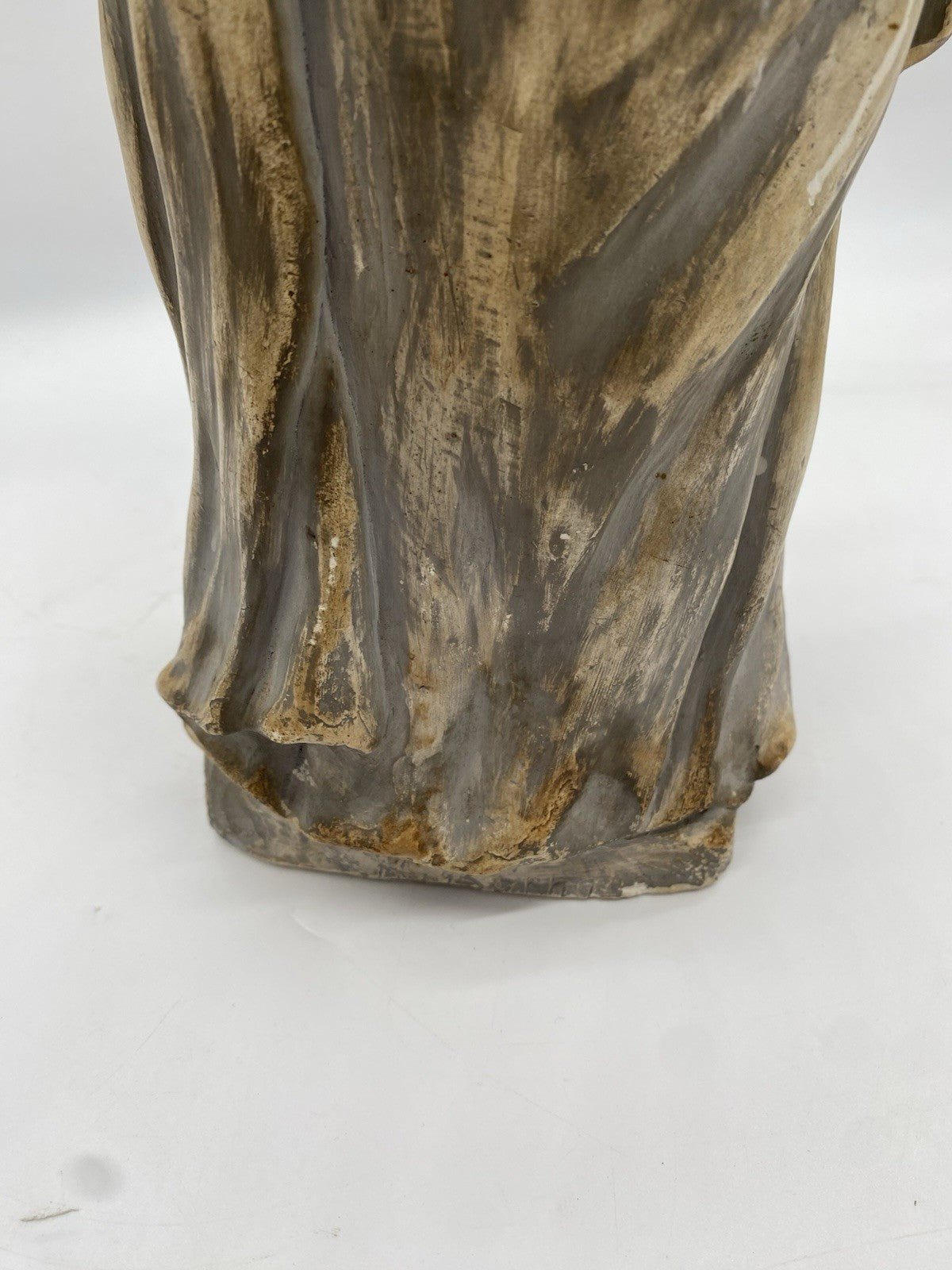 HEILIGER PETRUS MIT SCHLÜSSEL HEILIGENFIGUR GIPS 45cm