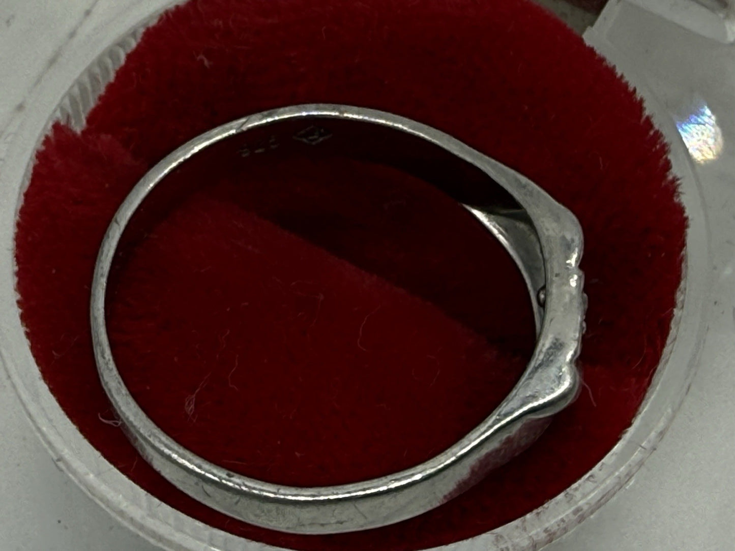 EDLER RING SILBERRING 925 SILBER MIT ZIRKONIA GR.54