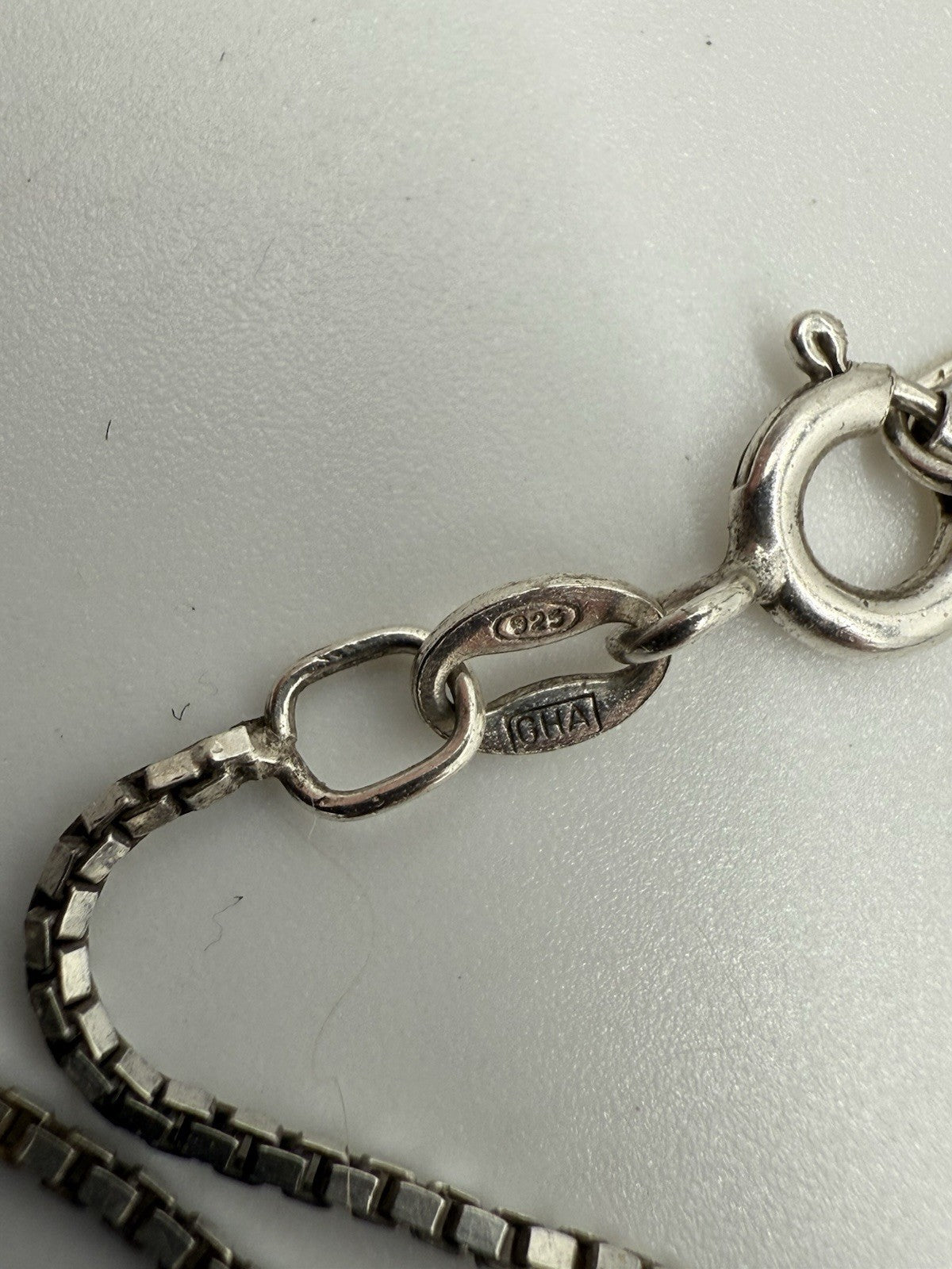 925 SILBER ANHÄNGER & KETTE JAG ALSKAR DIG - ICH LIEBE DICH - SCHWEDEN