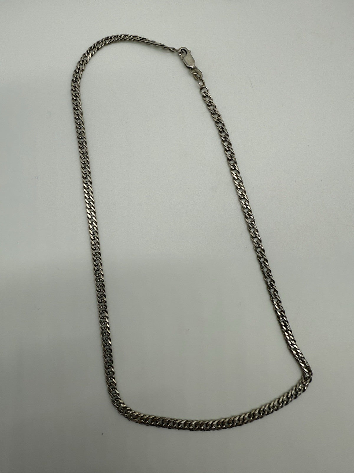 INTAGE PANZERKETTE 925 STERLING SILBER HALSKETTE 42cm