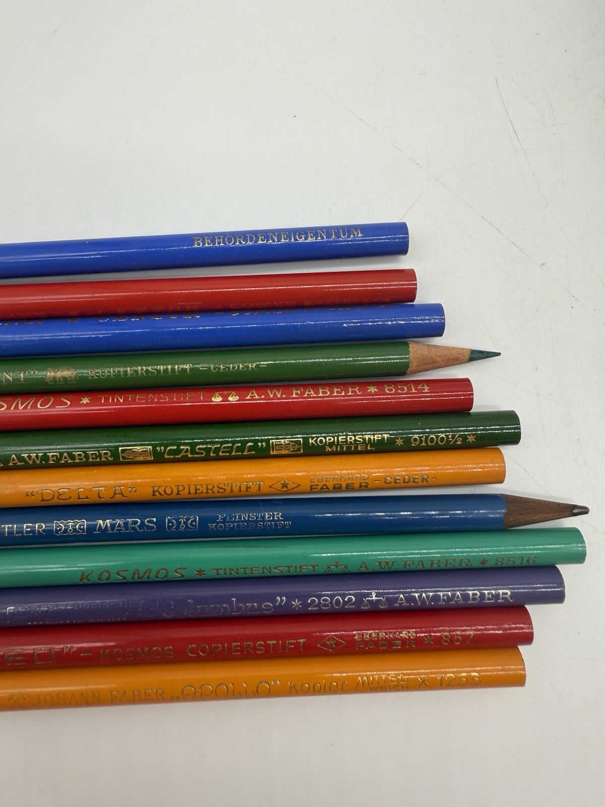 VINTAGE A.W FABER CASTELL 9100 FEINSTE UND BESTE KOPIERSTIFTE TOP ZUSTAND