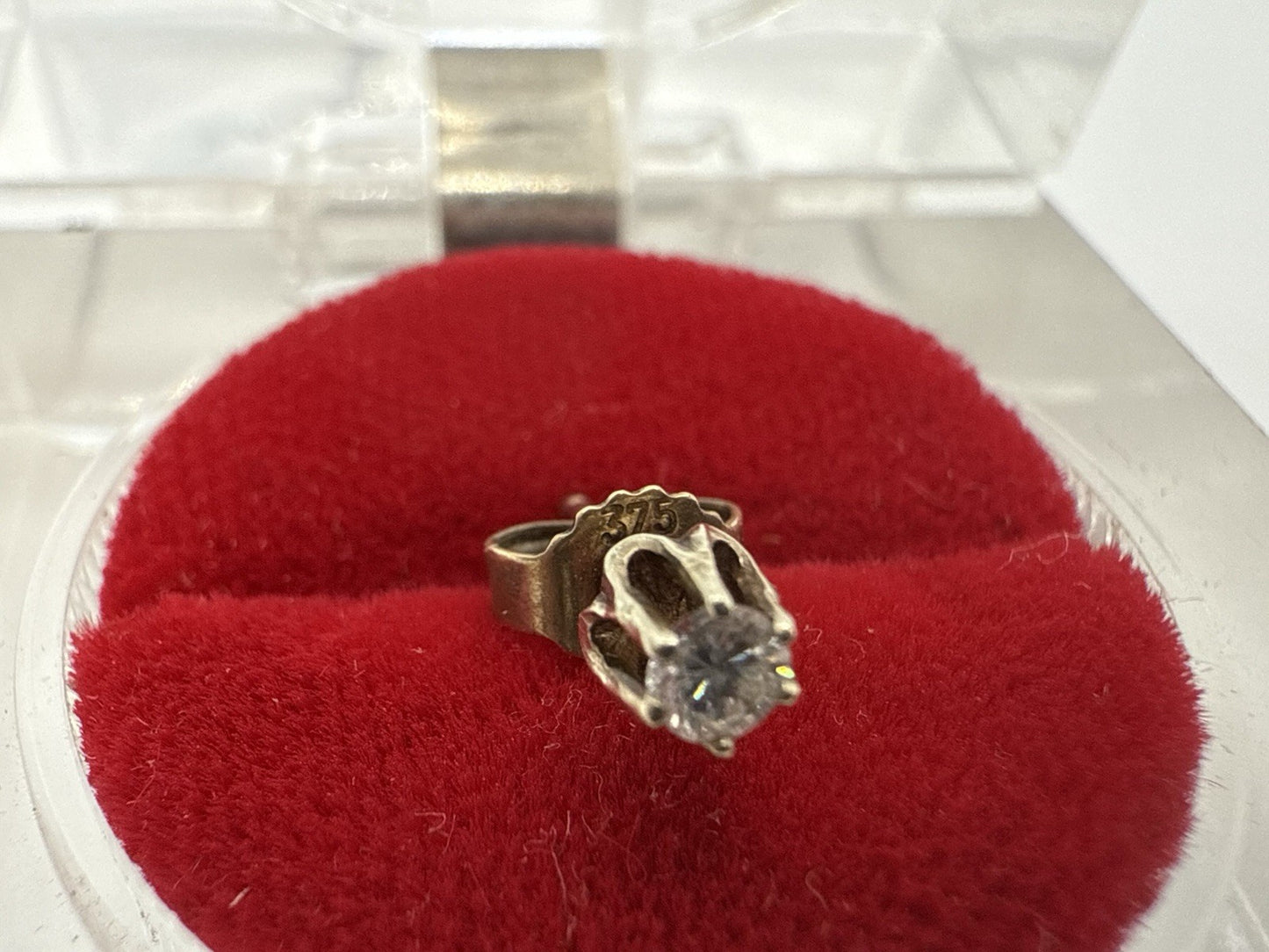 DIAMANT BRILLANT OHRSTECKER 375 GELBGOLD
