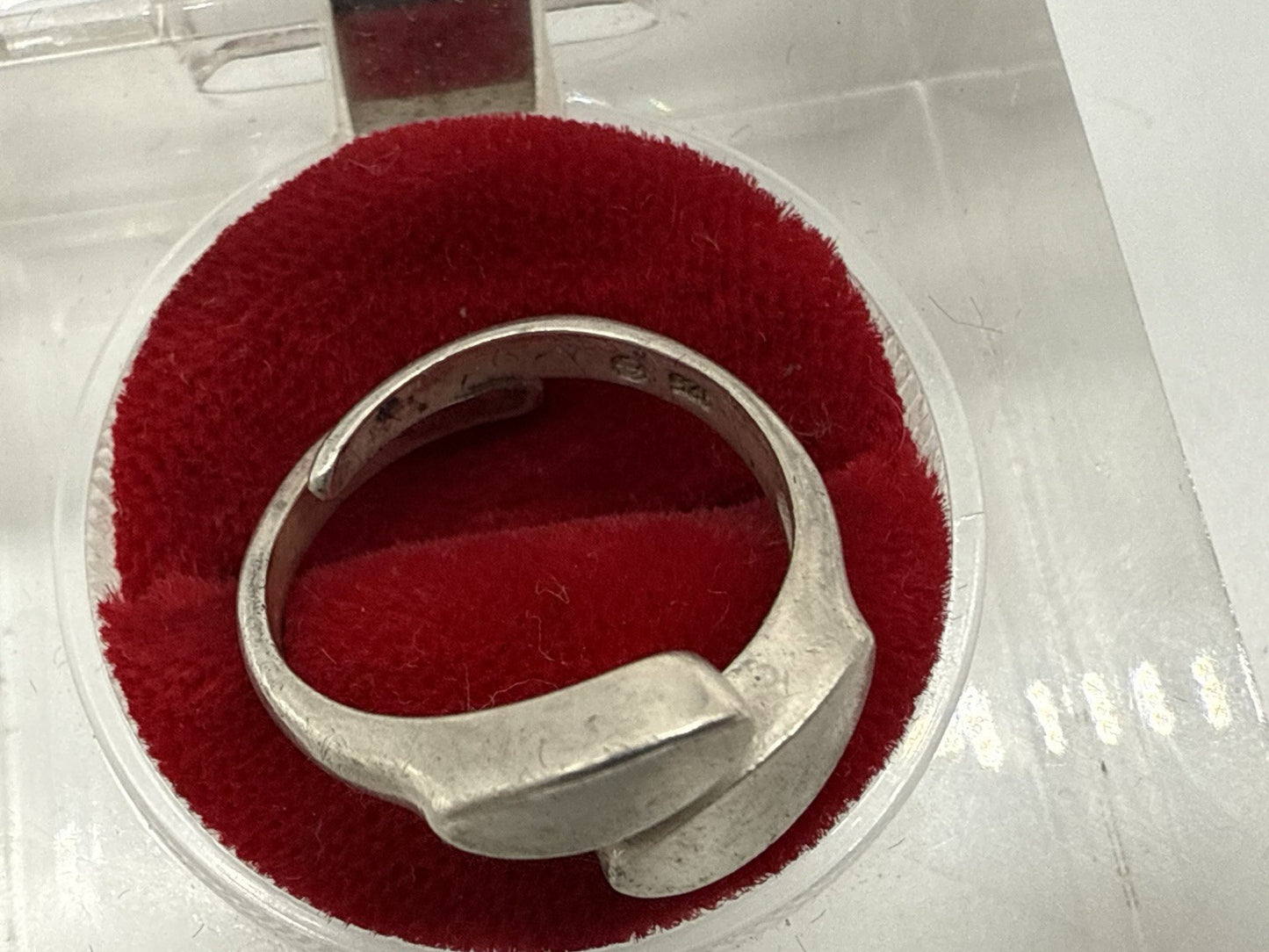 ABSTRAKTR 925 STERLING SILBER RING OFFEN