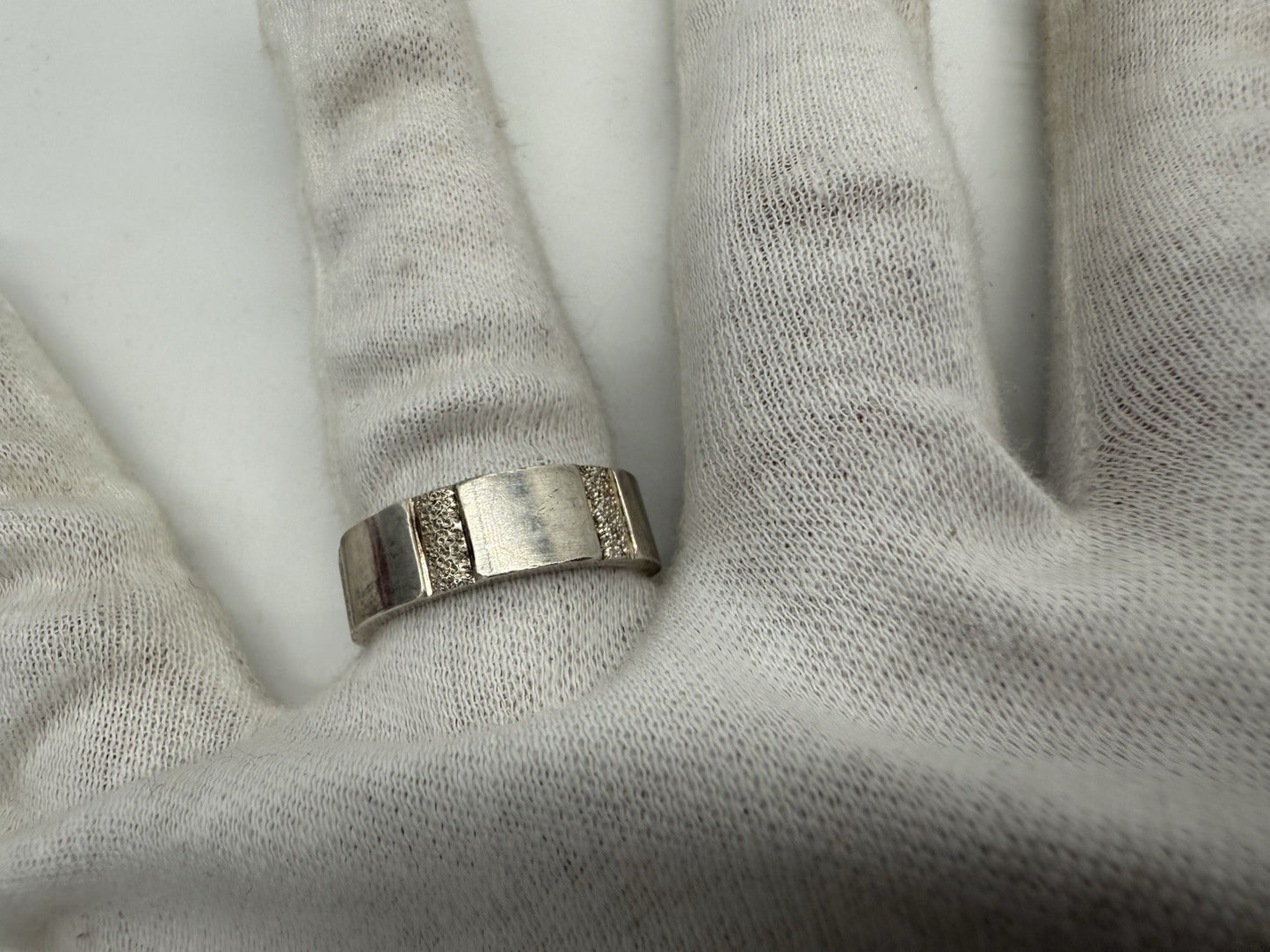 VINTAGE 925 STERLING SILBER RING STACKER SPACER BAND RING GR.61