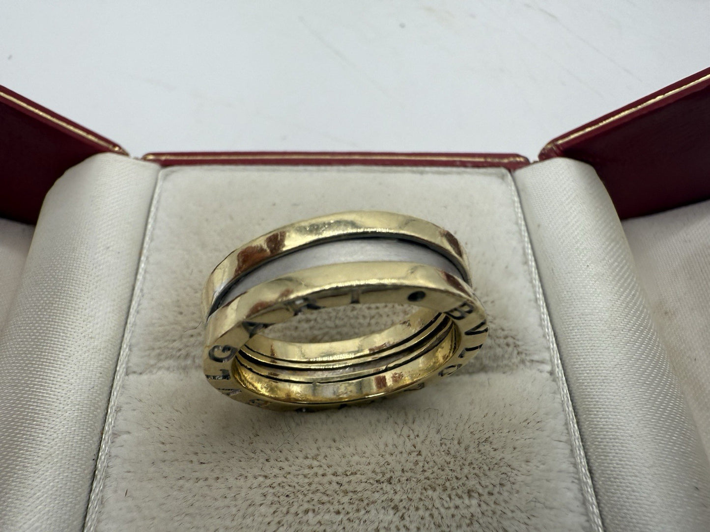 ORIGINAL BVLGARI RING 750 GELBOLD 18K GR.54