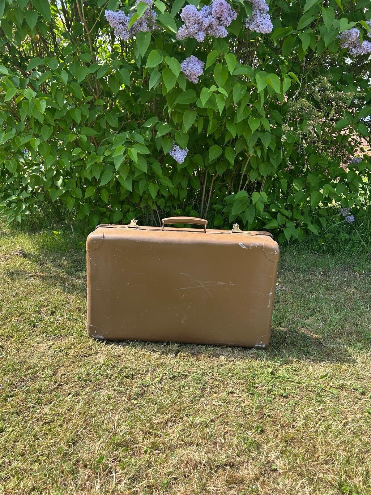 VINTAGE REISEKOFFER RETRO 60er HARDCASE TASCHE OLDTIMER
