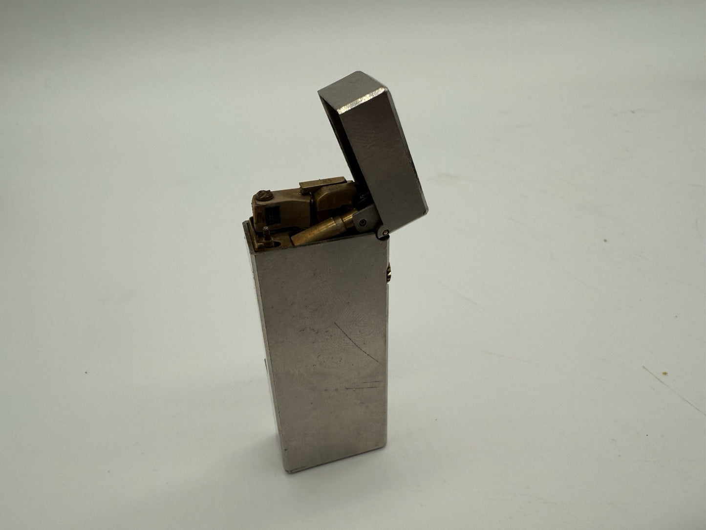 DUNHILL FEUERZEUG SILBER GOLD DESIGN VINTAGE