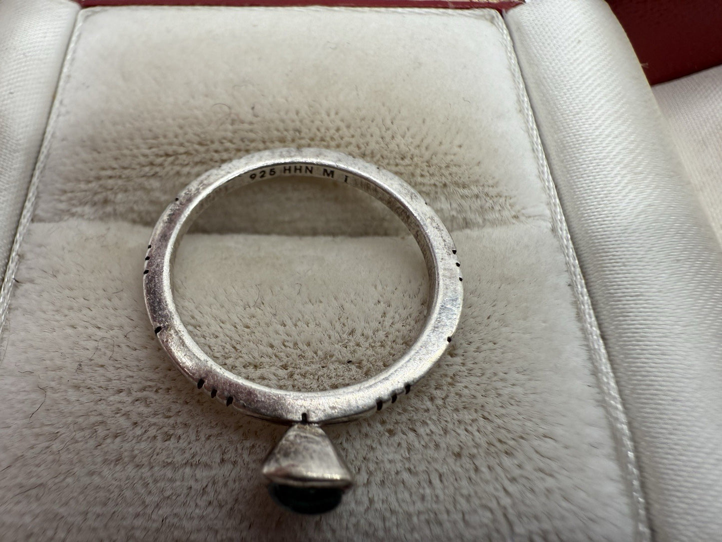HANS HENRIK NYGAARD DÄNISCHER 925 STERLING SILBER RING. GRÖßE: 56
