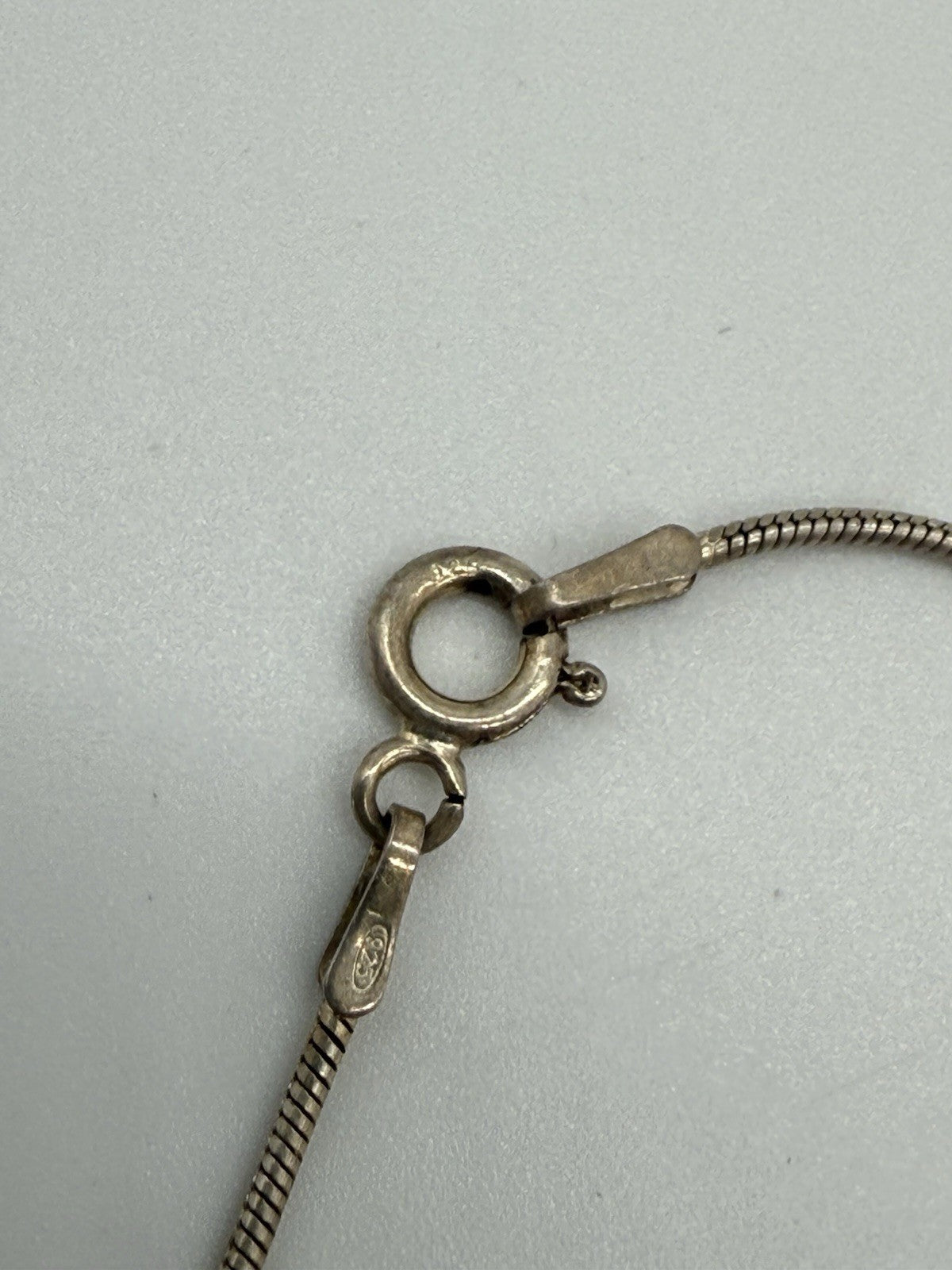 SILBERSCHMUCK SET 925 ANHÄNGER & RING GR.55 MIT FACETTIERTEN EDELSTEINEN