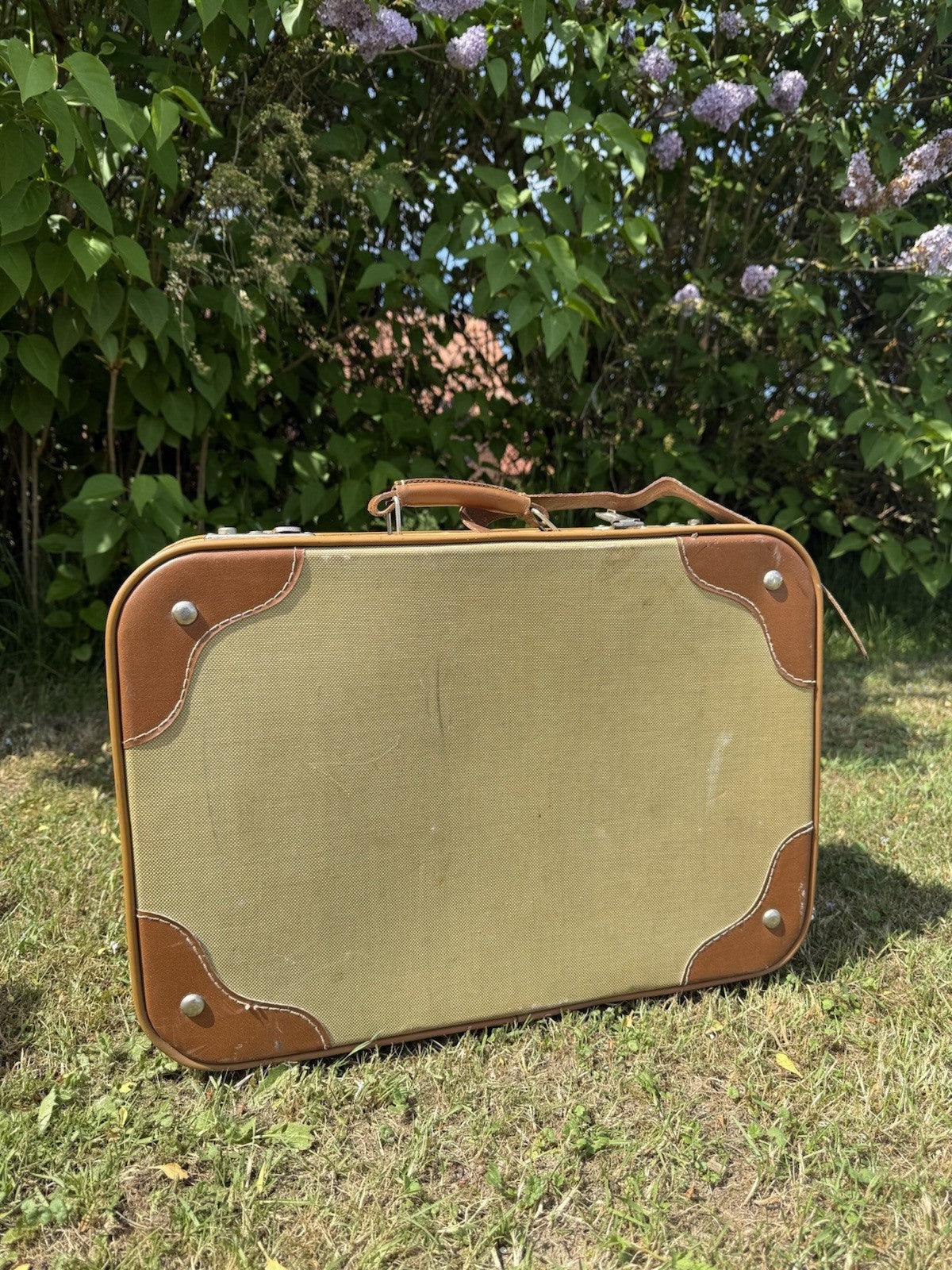VINTAGE REISEKOFFER KINDELBRÜCK GERMANY 50er JAHRE, HARDCASE TASCHE