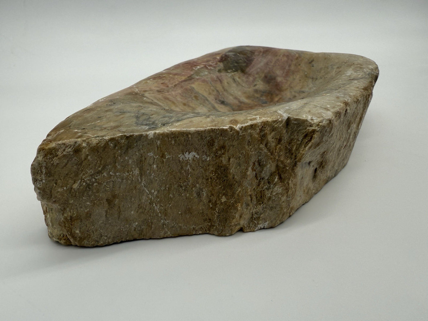 HANDGEFERTIGER ASCHENBECHER AUS SPECKSTEIN VINTAGE STEATIT