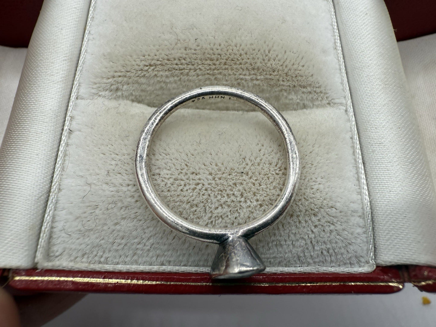 HANS HENRIK NYGAARD DÄNISCHER 925 STERLING SILBER RING. GRÖßE: 58