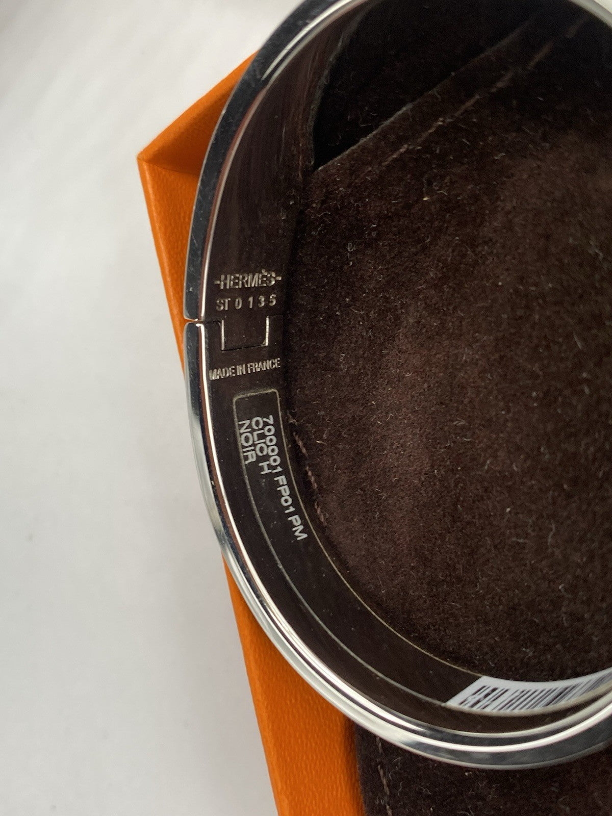 ORIGINAL HERMÈS ARMREIF CLIC H BLACK NOIR