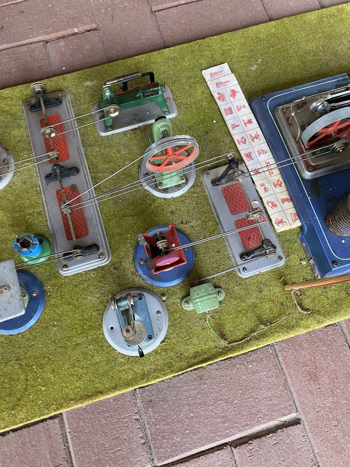 VINTAGE DAMPFMASCHINE WILESCO MIT VIEL ZUBEHÖR