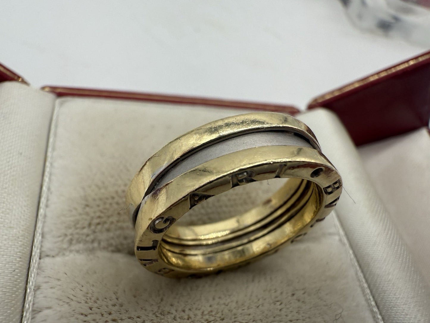 ORIGINAL BVLGARI RING 750 GELBOLD 18K GR.54