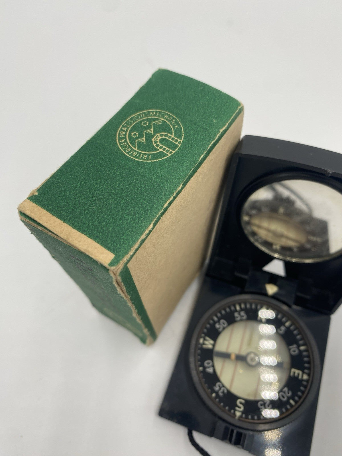 DDR MARSCHKOMPASS F70, FREIBERGER PRÄZISIONSMECHANIK VINTAGE