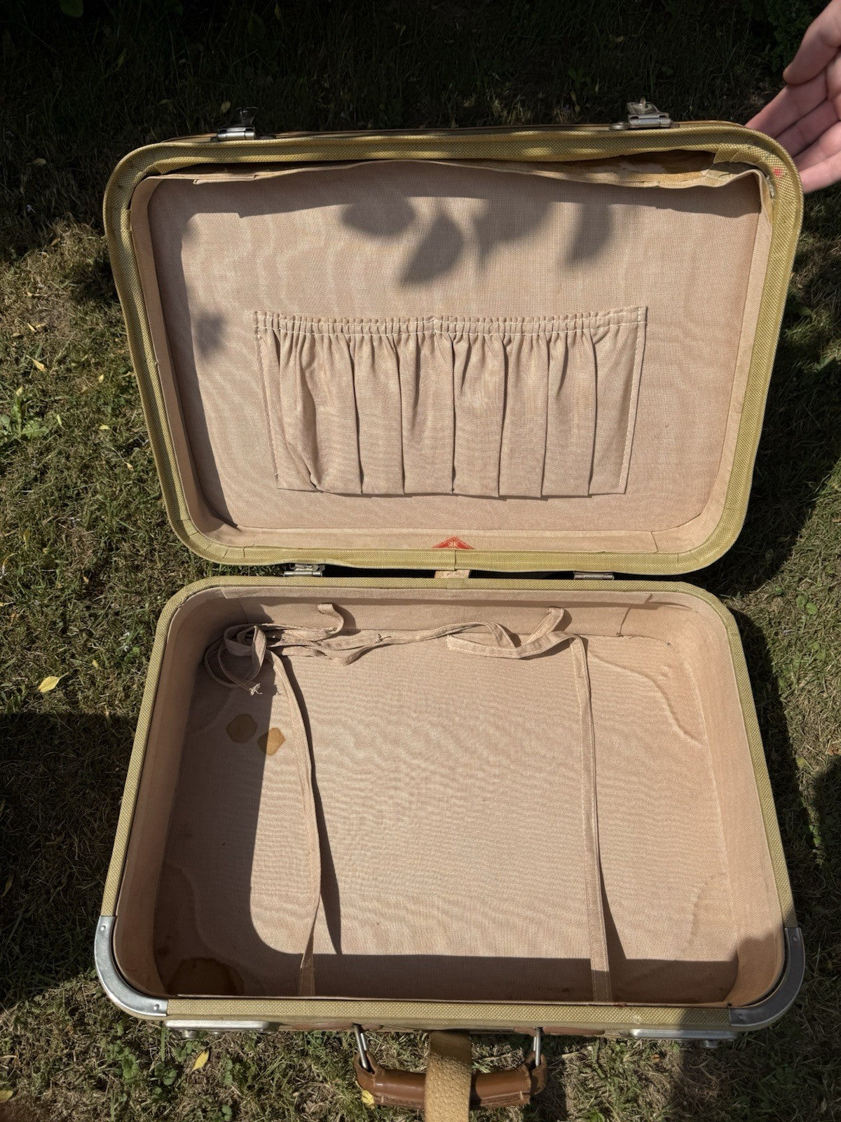 VINTAGE REISEKOFFER KINDELBRÜCK GERMANY 50er JAHRE, HARDCASE TASCHE