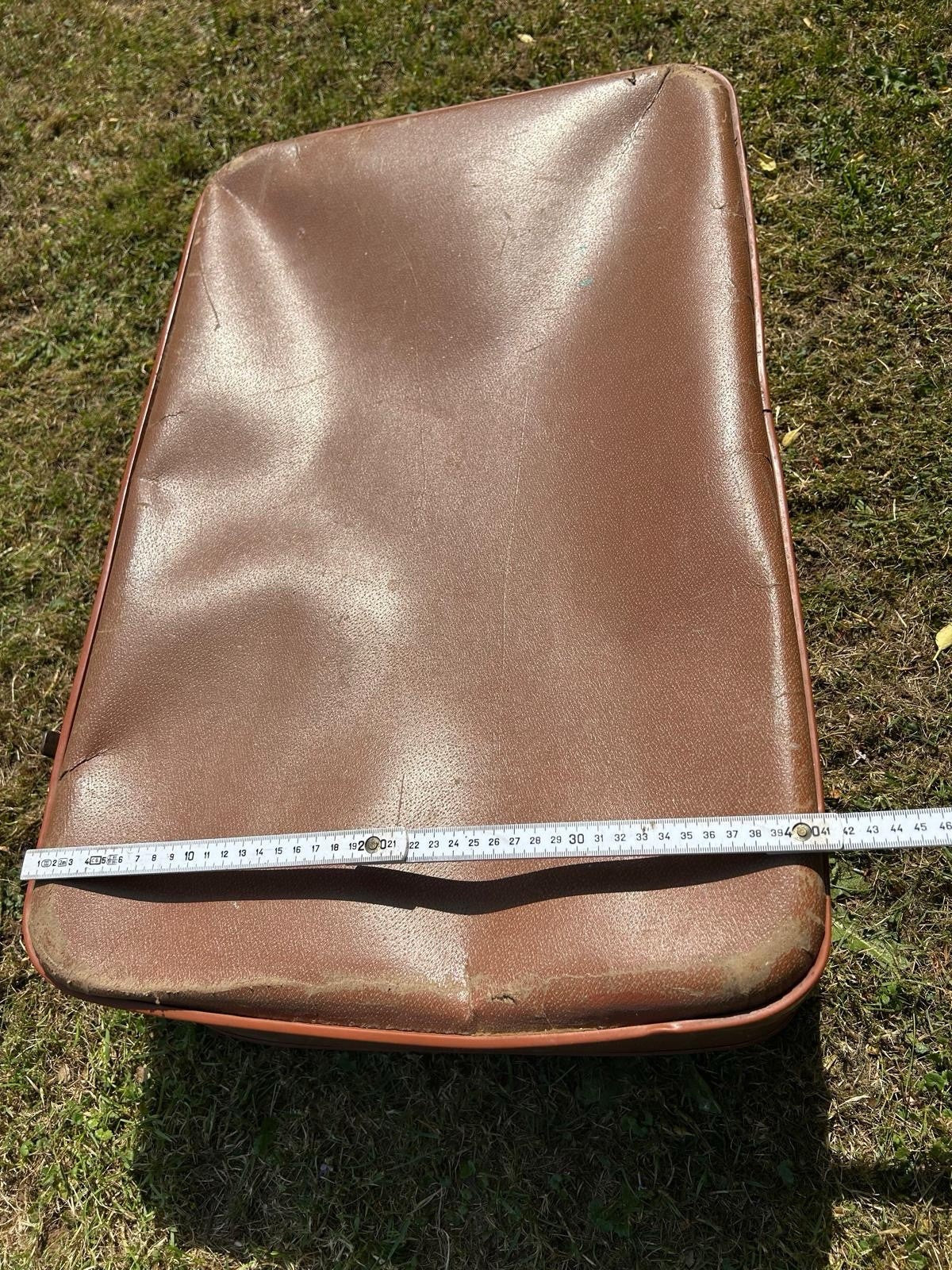 VINTAGE REISEKOFFER BRAUN VINTAGE 60er JAHRE HARDCASE TASCHE
