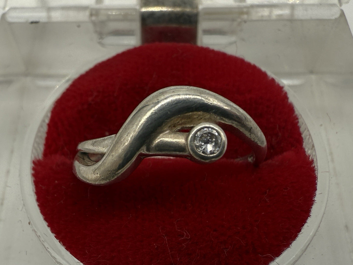 EXKLUSIVER ZIRKONIA RING AUS 925er SILBER GR.52