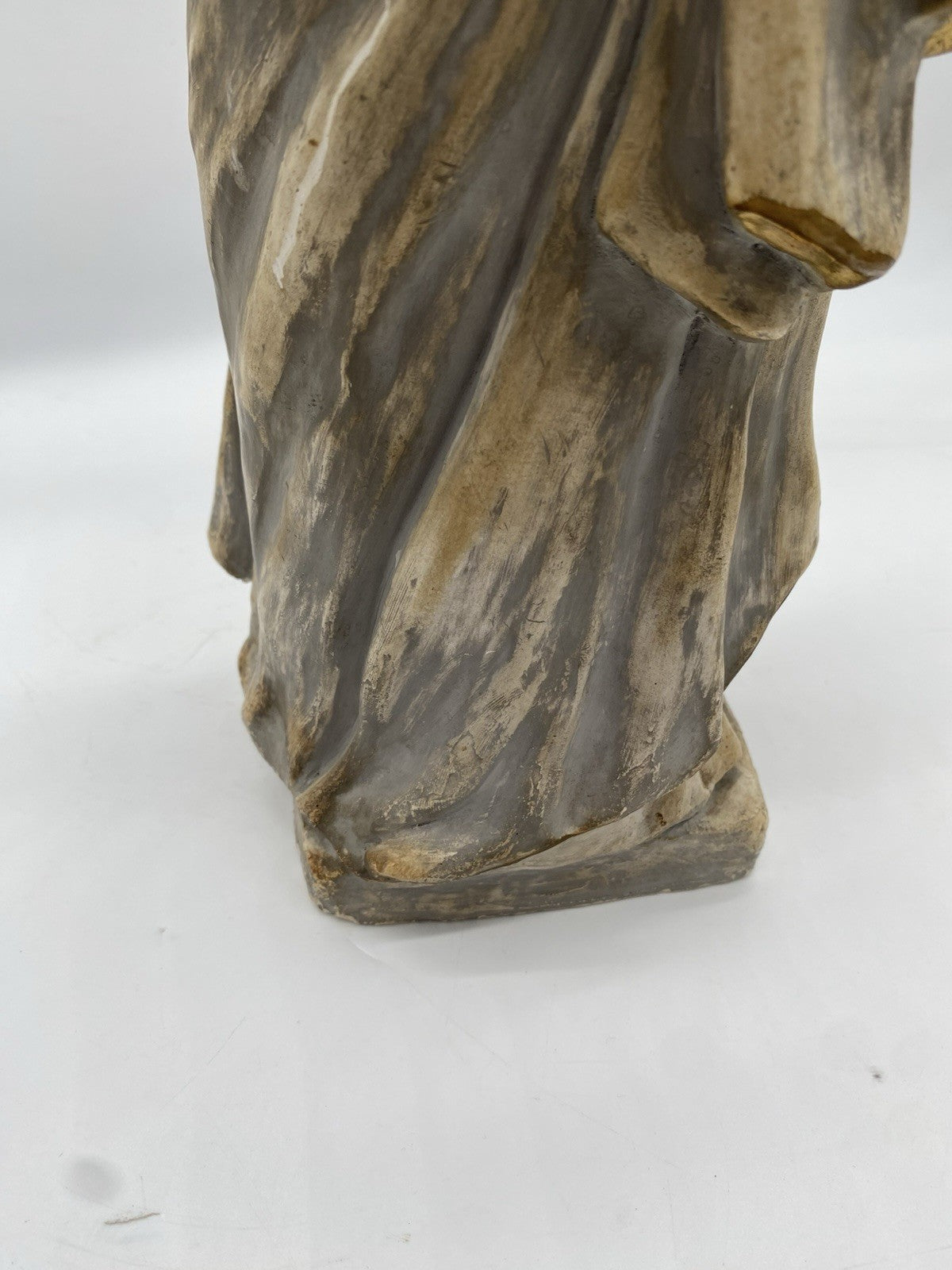HEILIGER PETRUS MIT SCHLÜSSEL HEILIGENFIGUR GIPS 45cm