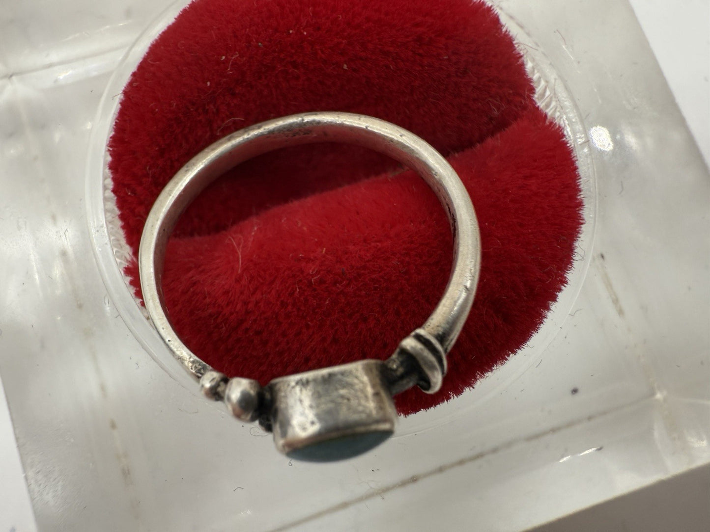 VINTAGE TÜRKIS RING 925 SILBER GR.50