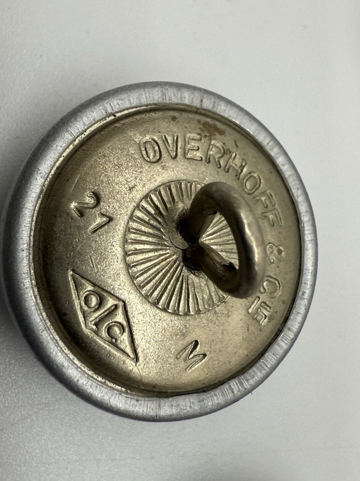 OLC BUNDESWEHR UNIFORMKMNÖPFE - OVERHOFF - GENOPPTE STRUKTUR - GR. 17/21m
