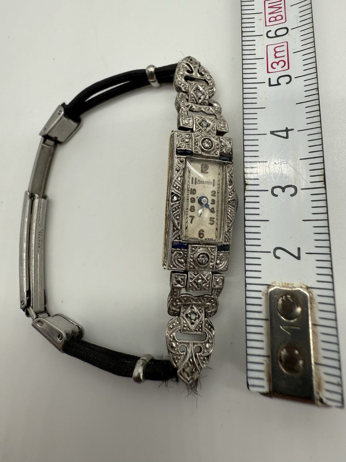 ANTIKE SULTANA DIAMANT & GOLD COCKTAIL UHR ART DECO 18KT 750 GOLD