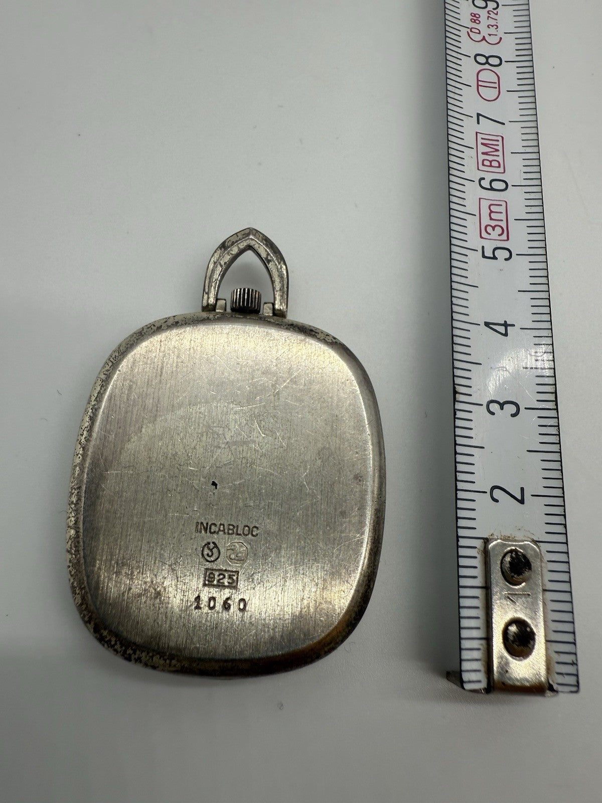 VINTAGE GOLANA INCABLOC 925 STERLING SILBER TASCHENUHR