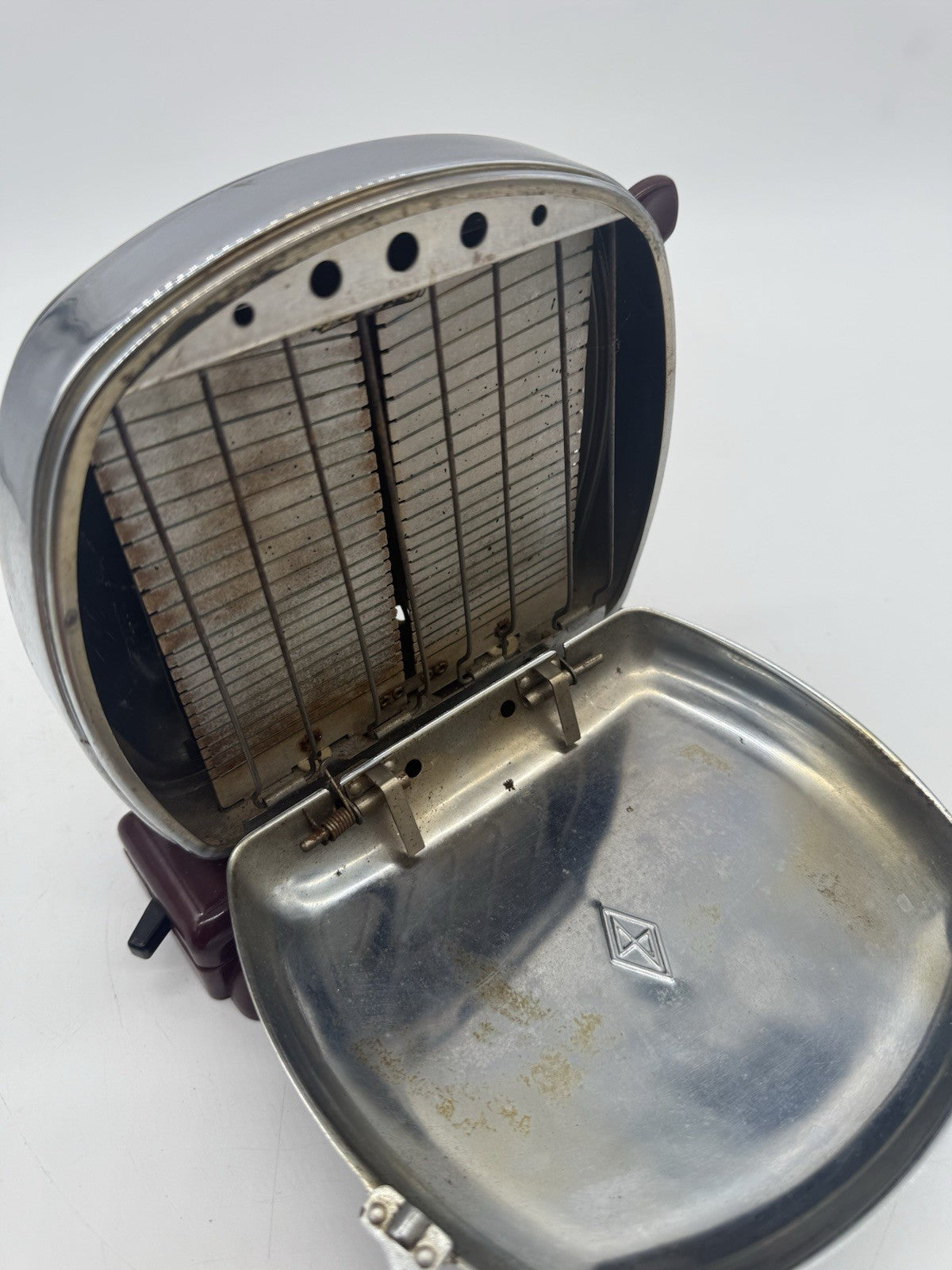 ALTER TOASTER EDELSTAHL 50er JAHRE PROMETHEUS