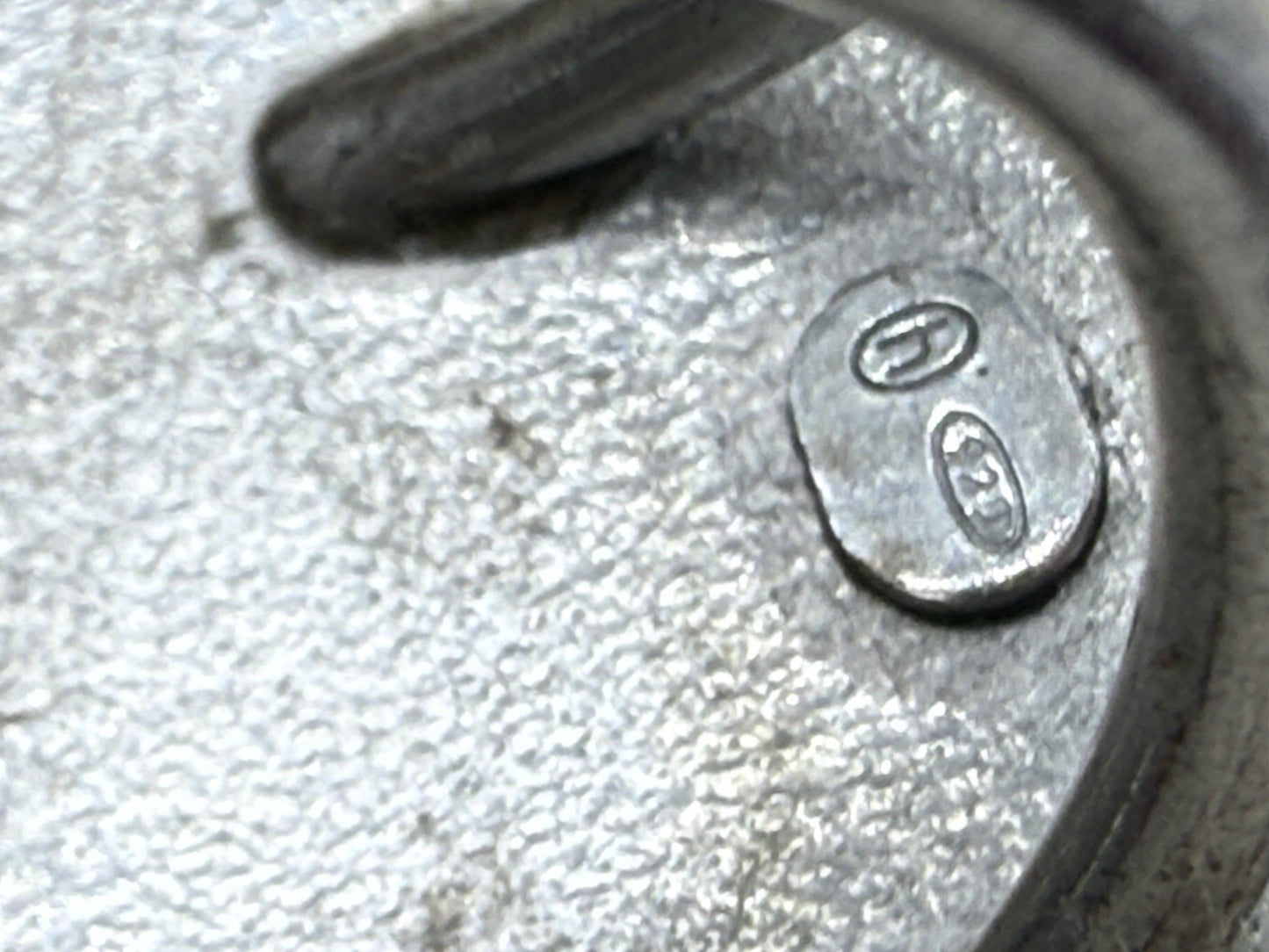 GROßER PERLENRING STERLING SILBER GR.63