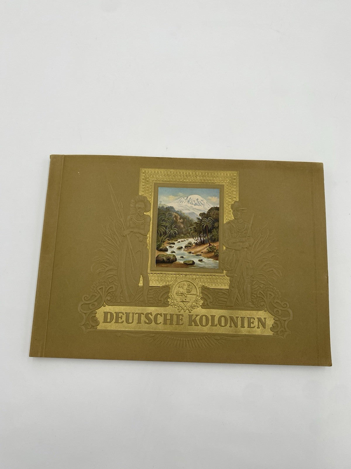 DEUTSCHE KOLONIEN, BUCH 1936 ZIGARETTEN SAMMELALBUM KOMPLETT