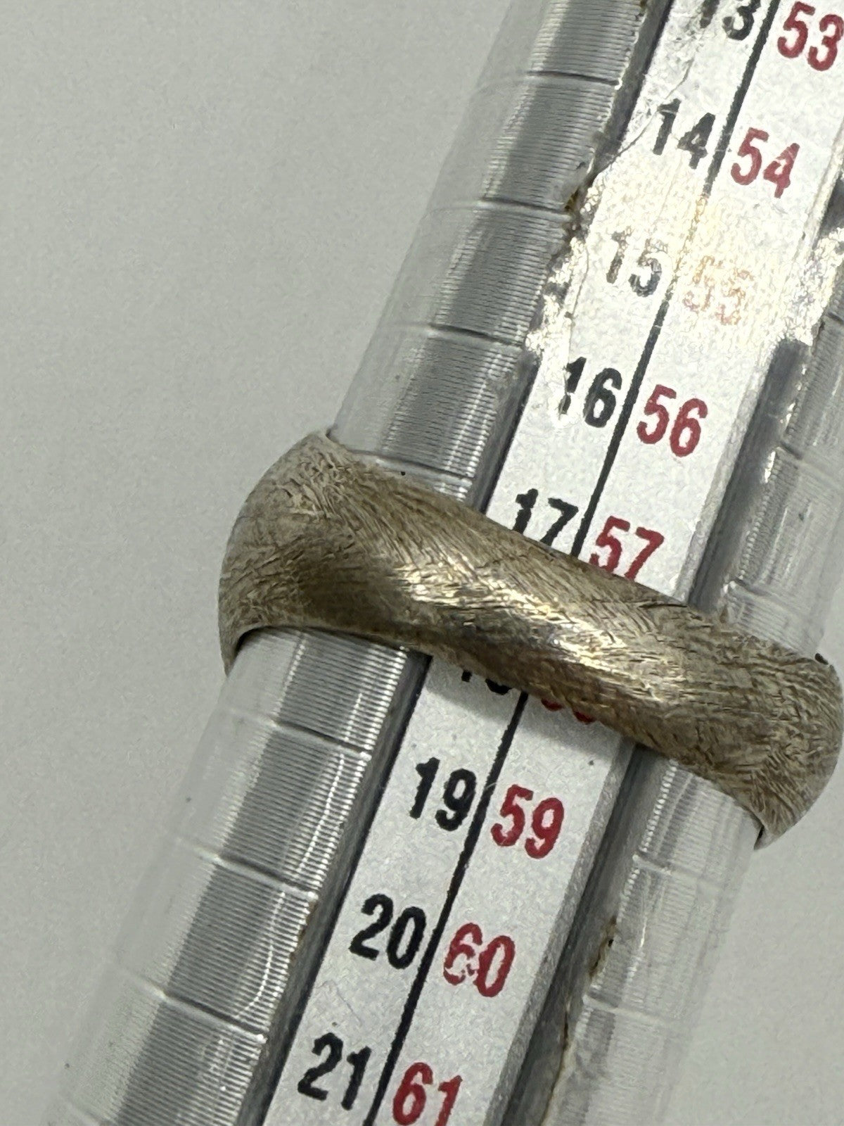 VINTAGE 925 SILBER RING KUGEL BOMBAY RING GR.58