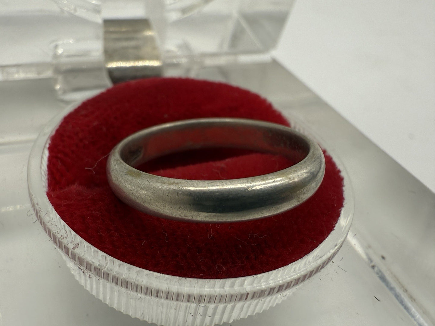 VINTAGE ZEITLOSER 800 SILBER RING EHERING GR.52