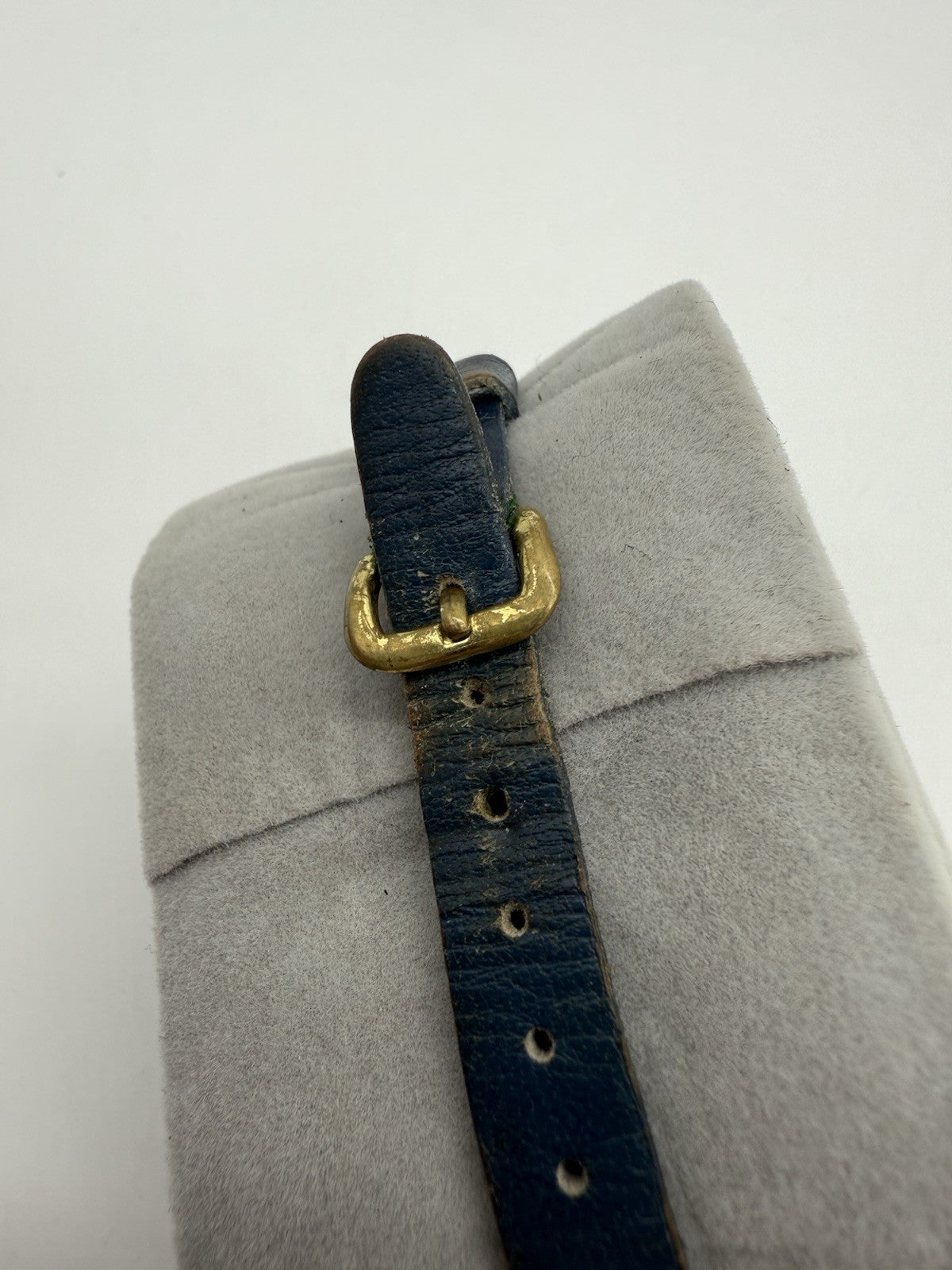 VINTAGE ARCTOS DAMENUHR BLAU 17 RUBIS HANDAUFZUG LÄUFT