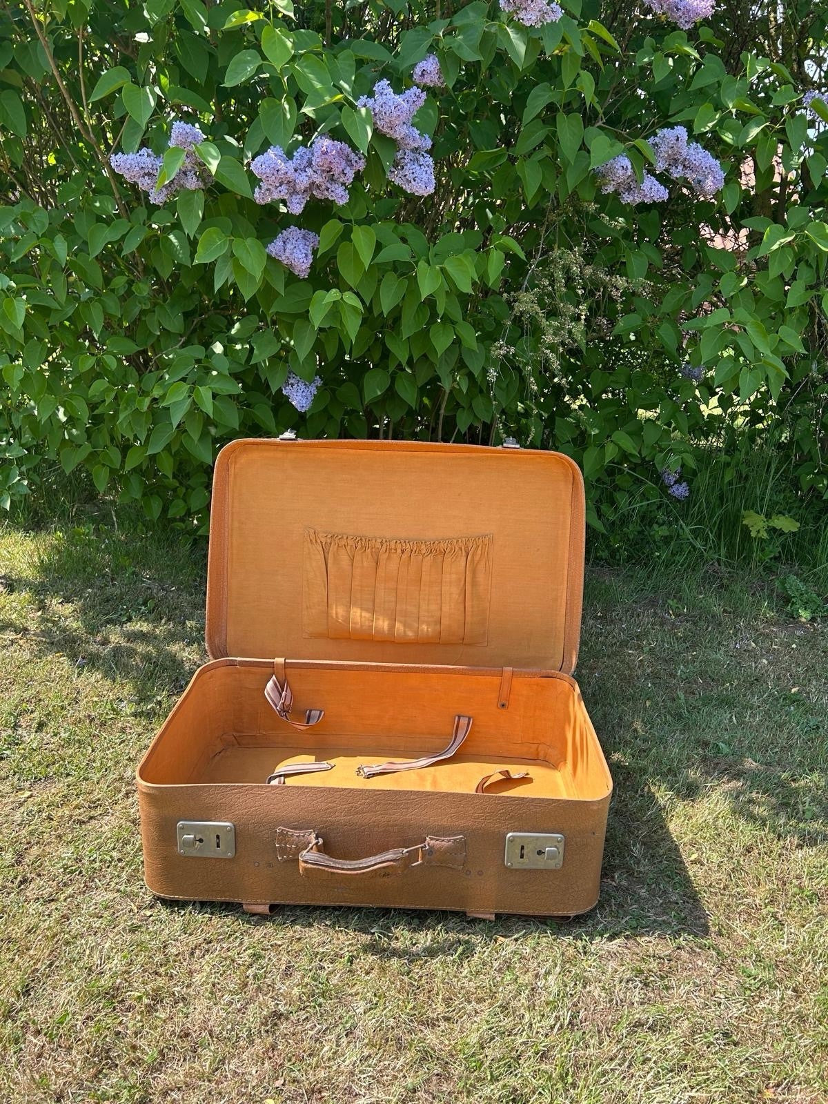 VINTAGE REISEKOFFER 50er JAHRE HARDCASE TASCHE OLDTIMER