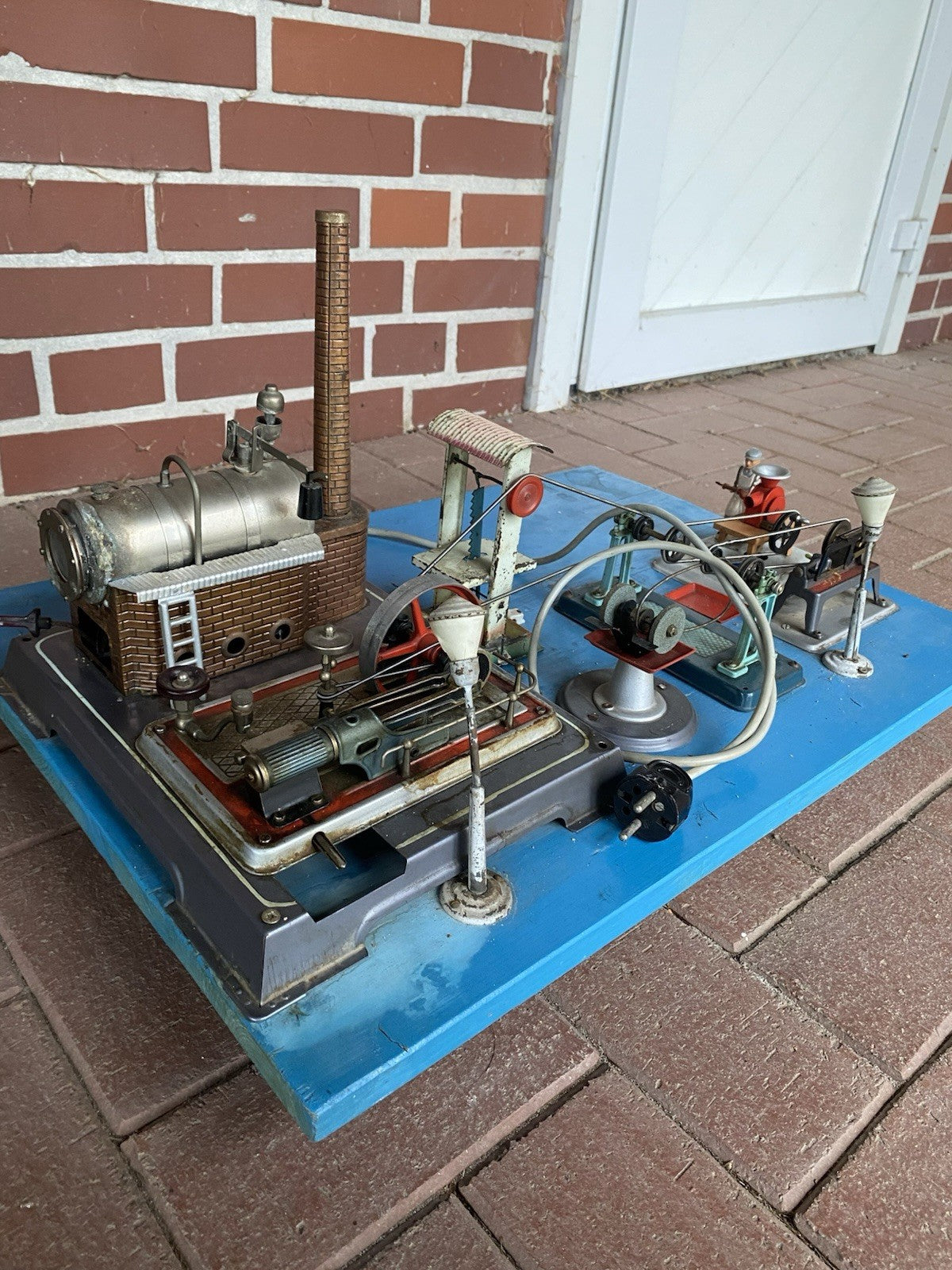 VINTAGE DAMPFMASCHINE WILESCO MIT VIEL ZUBEHÖR, FLEISCHMANN etc.