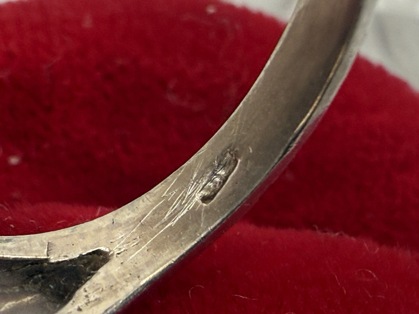 FABELHAFTER VINTAGE RING AUS STERLING SILBER & TÜRKIS GR.57