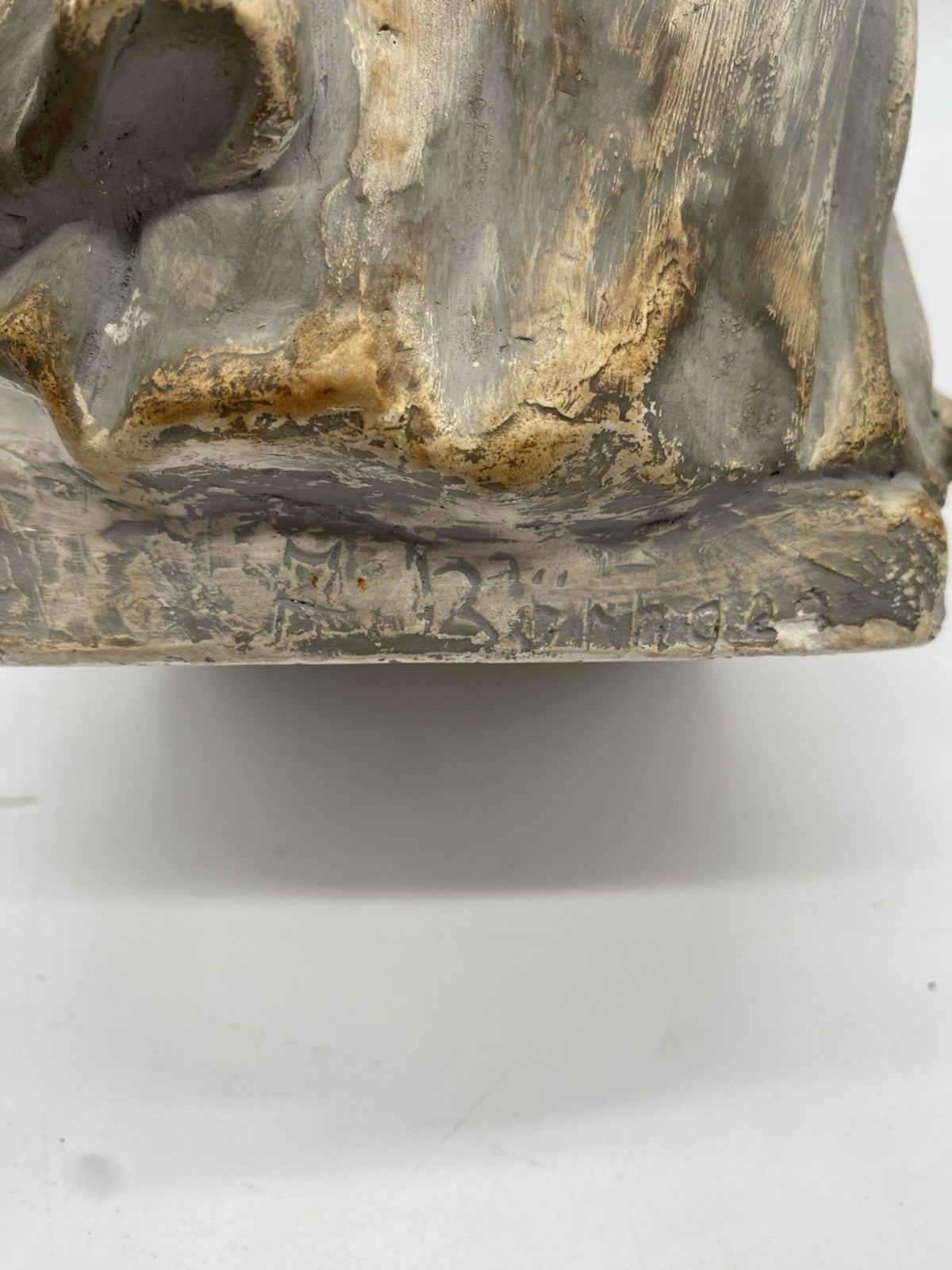 HEILIGER PETRUS MIT SCHLÜSSEL HEILIGENFIGUR GIPS 45cm