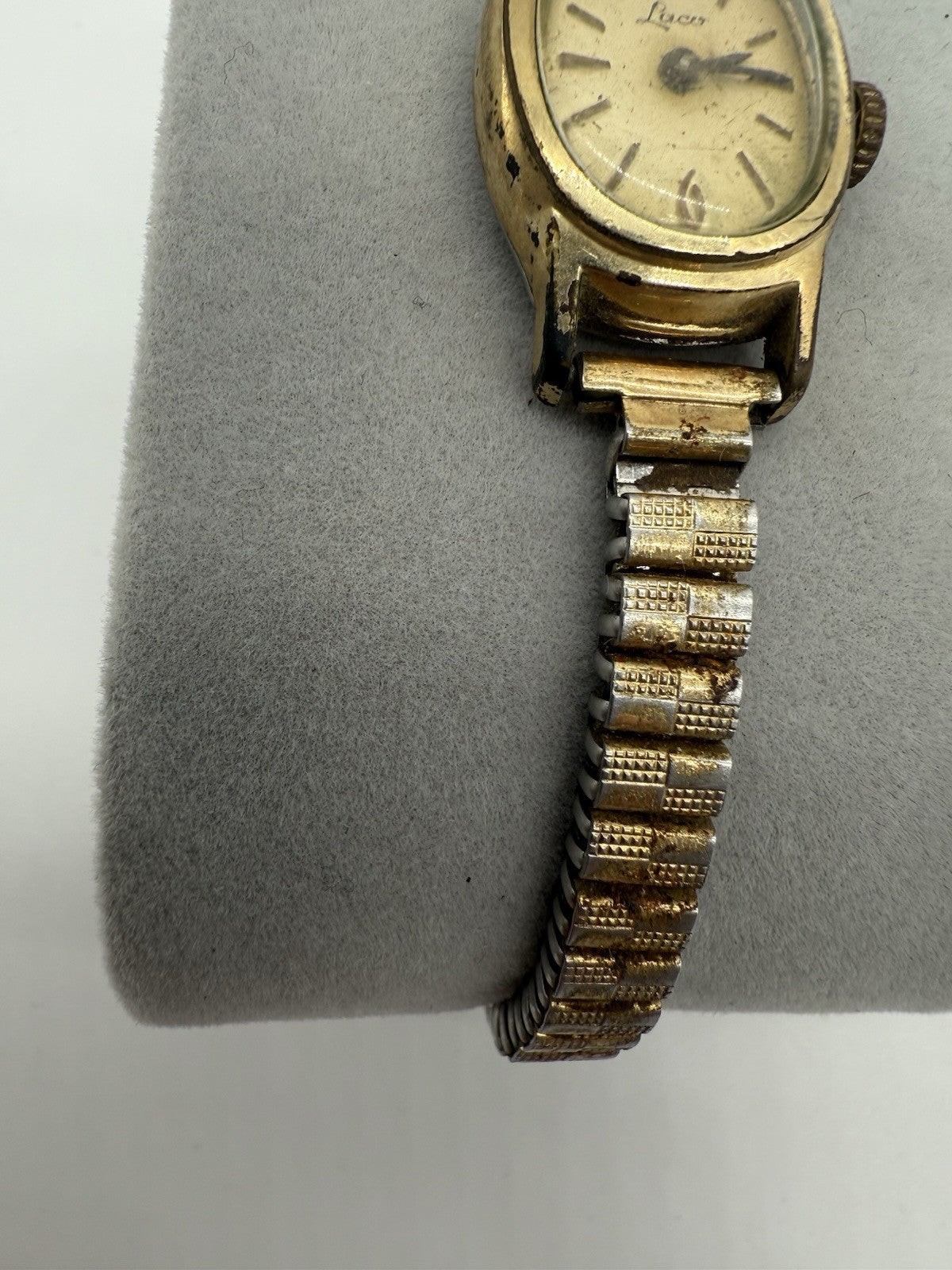 VINTAGE LANCO DAMEN ARMBANDUHR ART DECO GOLD DOUBLE