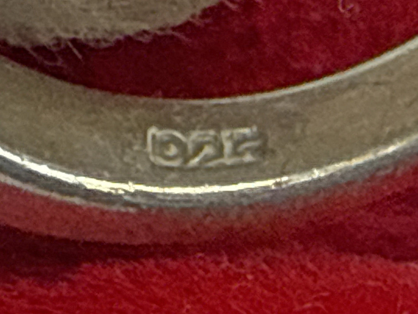 VINTAGE 925 STERLING SILBER RING MIT ZIRKONIA GR.53