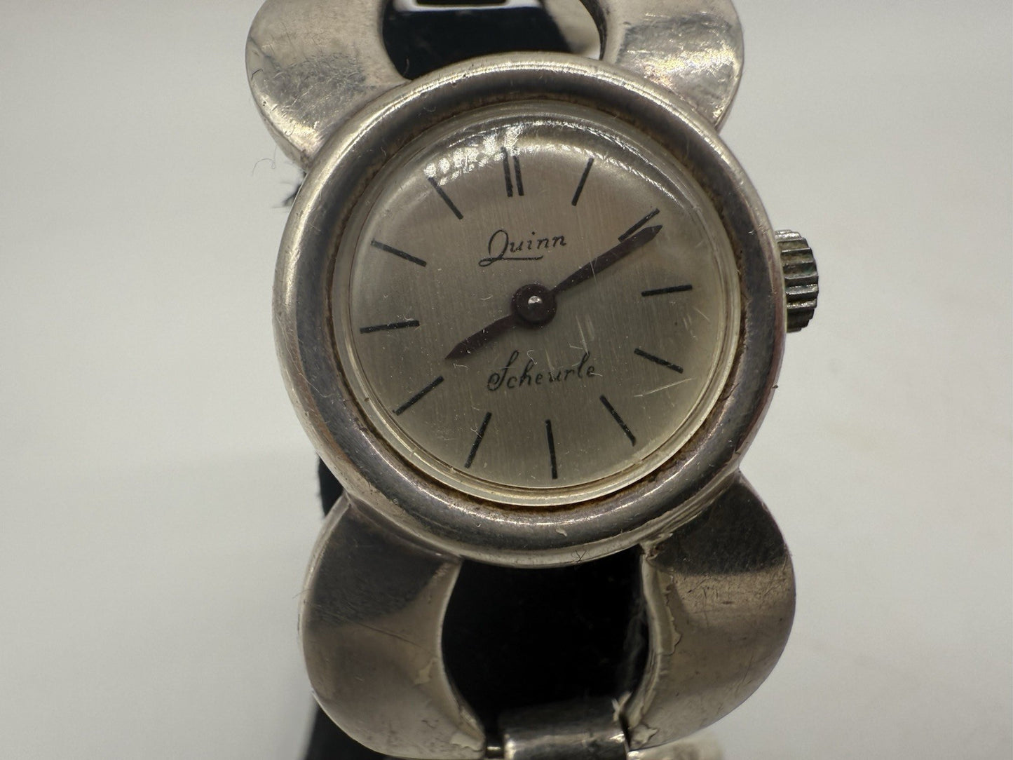 QUINN SCHEURLE SPANGENUHR DAMEN 925 SILBER LÄUFT