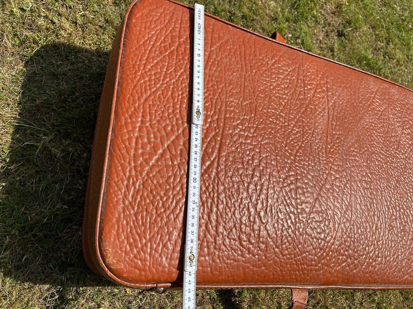 VINTAGE REISEKOFFER LEDERKOFFER 50er JAHRE HARDCASE TASCHE OLDTIMER
