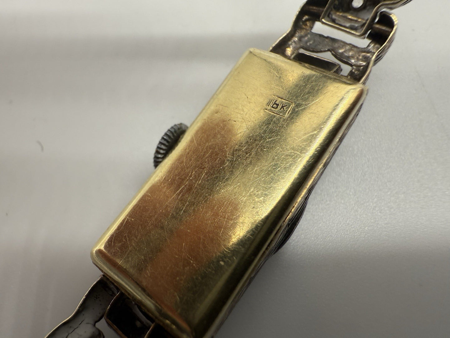 ANTIKE SULTANA DIAMANT & GOLD COCKTAIL UHR ART DECO 18KT 750 GOLD