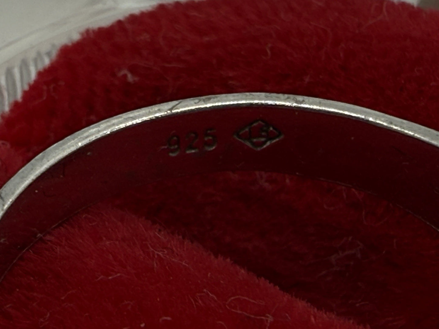 EDLER RING SILBERRING 925 SILBER MIT ZIRKONIA GR.54